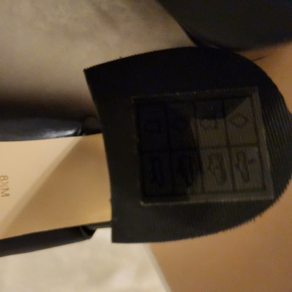 MK Piper Leather Sling Back Platform Size 8.5 - Picture 12 of 13